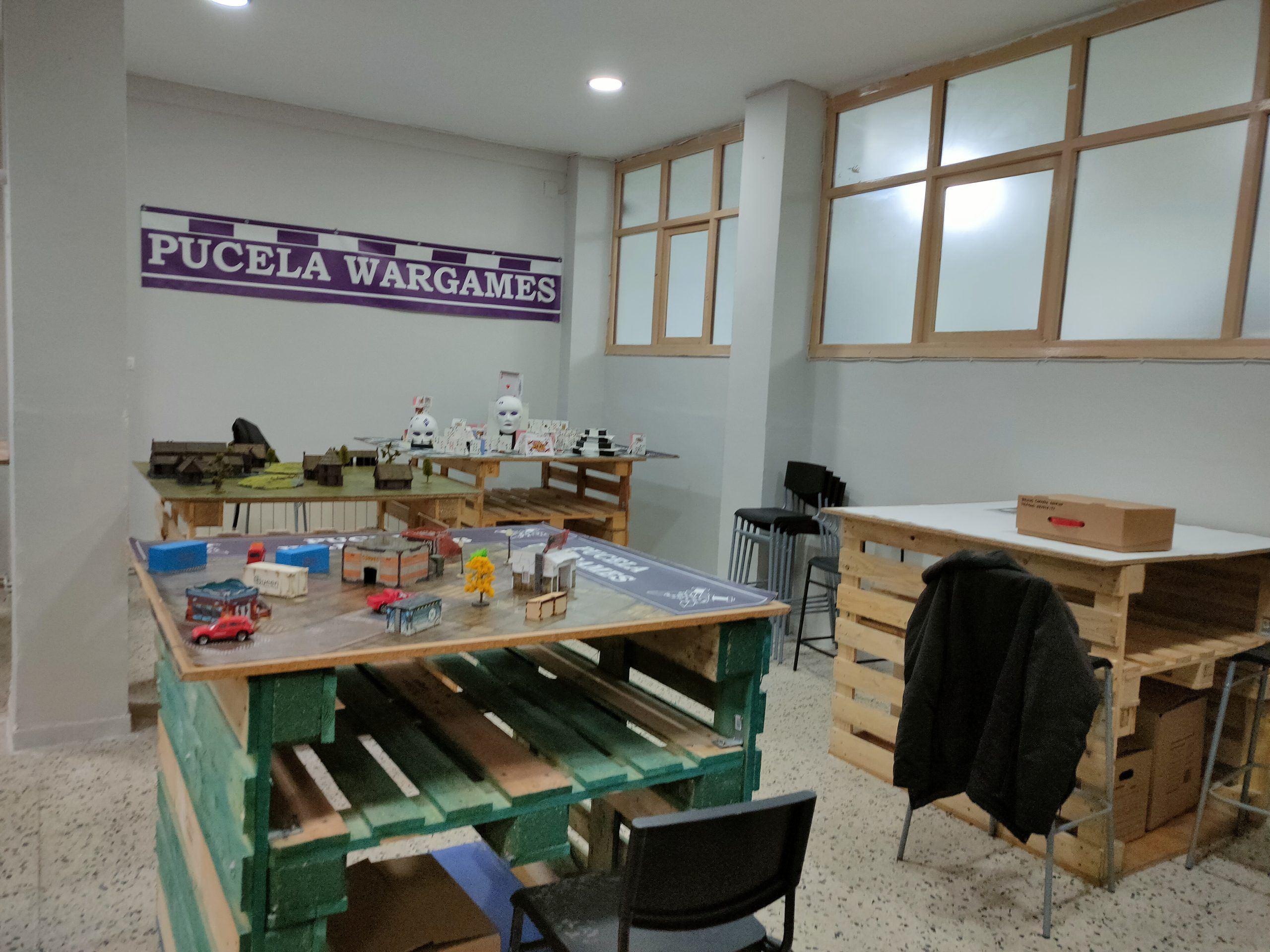 Sala grande del local de Pucela Wargames