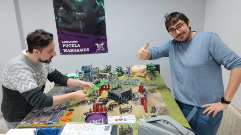 Jornada de Puertas Abiertas de Enero 2024 en Pucela Wargames. Partida de Kill Team