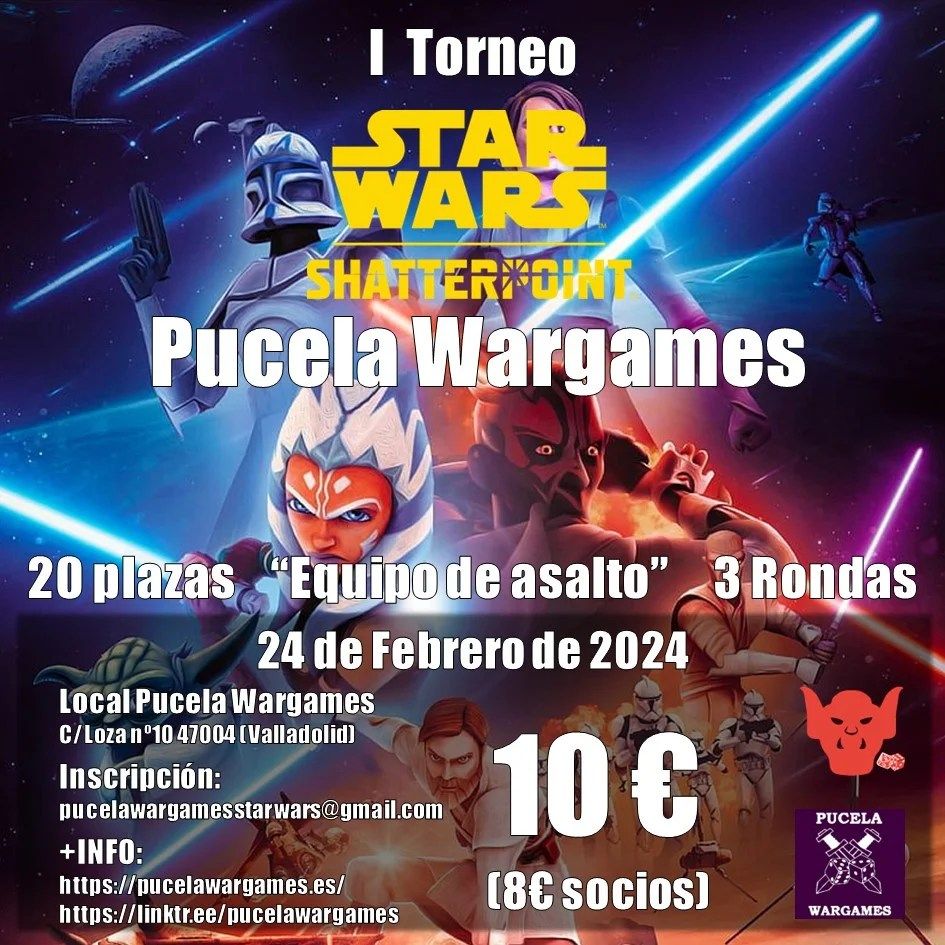 I Torneo Star Wars: Shatterpoint en Pucela Wargames, tu club de juegos de miniaturas en Valladolid
