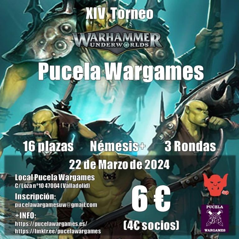XIV Torneo de Warhammer Underworlds en Pucela Wargames