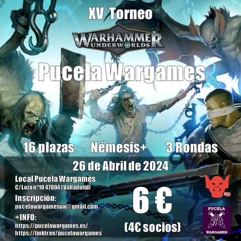 XV Torneo de Underworlds en Pucela Wargames