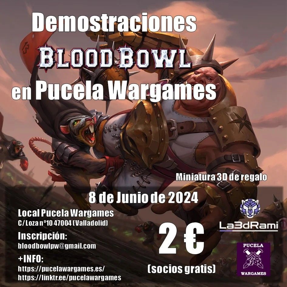 Demo de Bloodbowl en Pucela Wargames