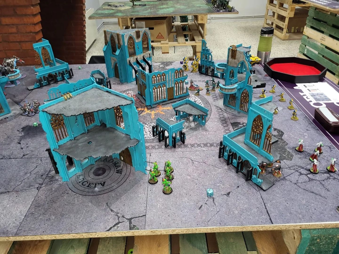 Partidas de preparación del GT Santiago de 40K en Pucela Wargames