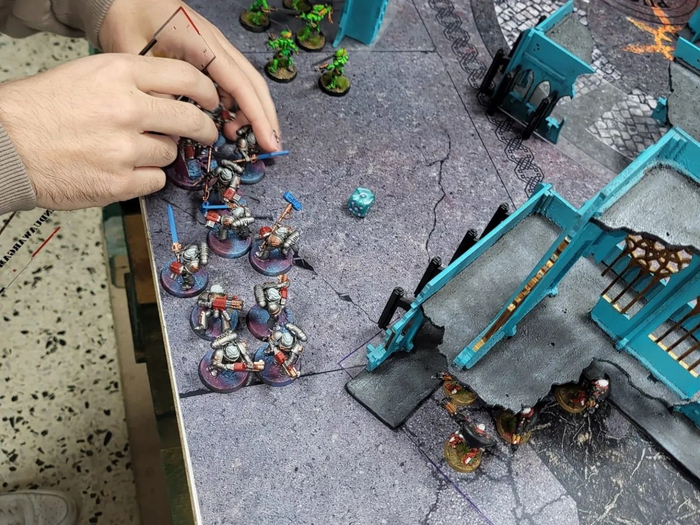 Partidas de preparación del GT Santiago de 40K en Pucela Wargames