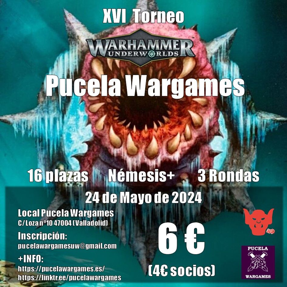 XVI Torneo Warhammer Underworlds en Pucela Wargames