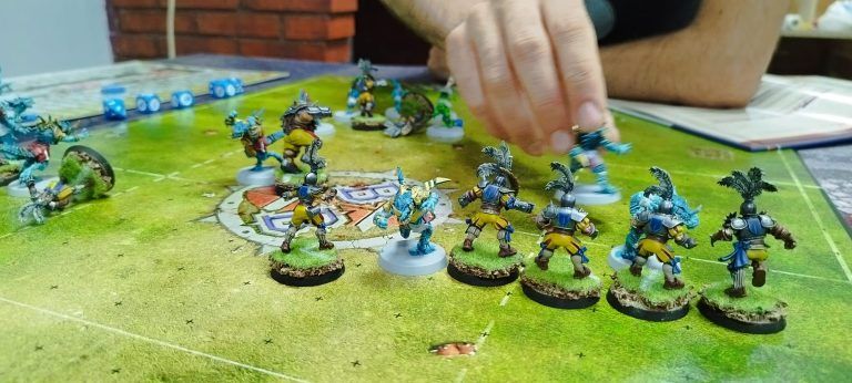 Fotos de la demo de Bloodbowl en Pucela Wargames