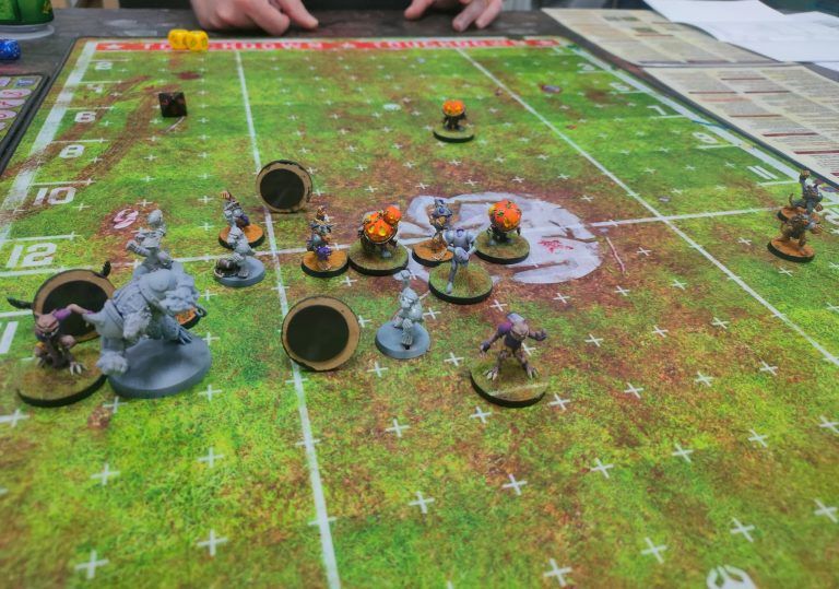 Fotos de la demo de Bloodbowl en Pucela Wargames