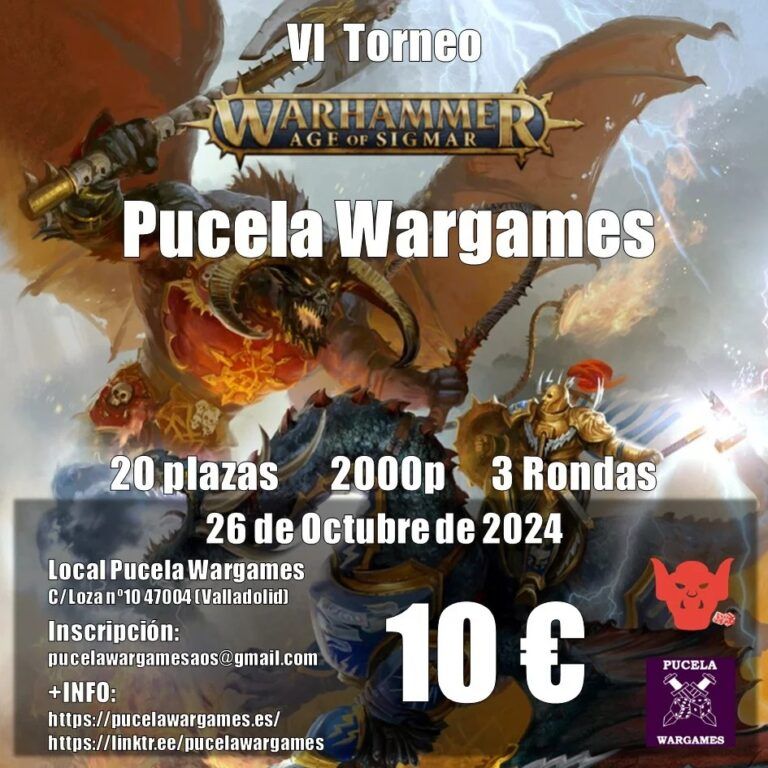 VI Torneo de Age of Sigmar en Pucela Wargames