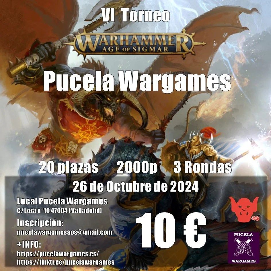 VI Torneo de Age of Sigmar en Pucela Wargames