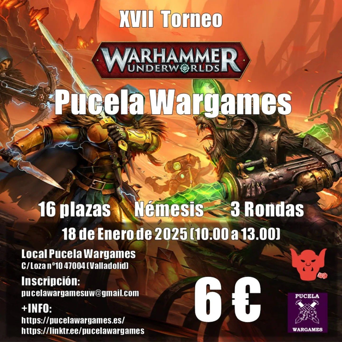XVII Torneo de Underworlds en Pucela Wargames