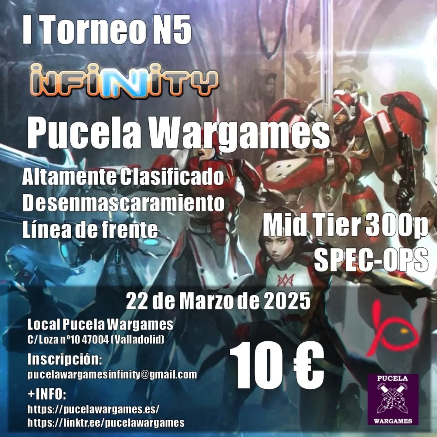 I Tornoe N5 de Infinity en Pucela Wargames