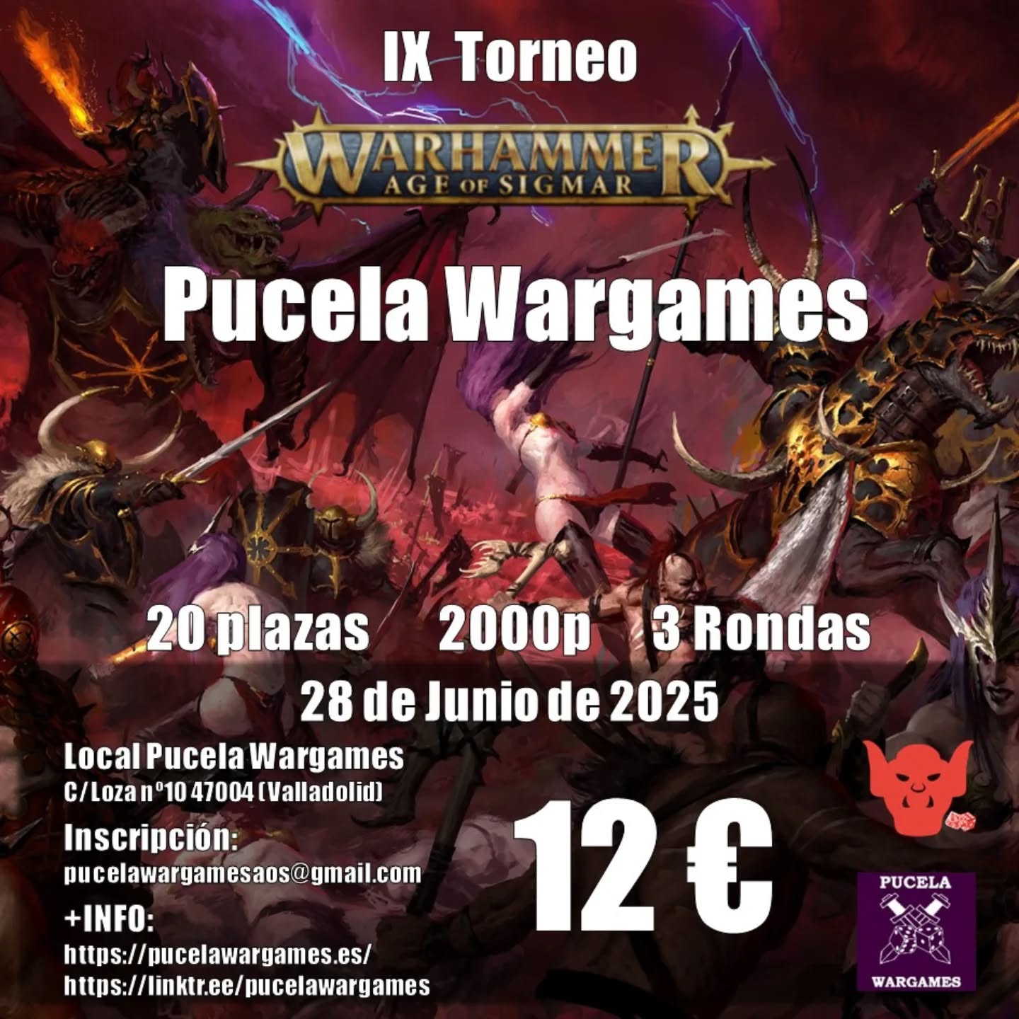 IX Torneo de Warhammer Age of Sigmar en Pucela Wargames