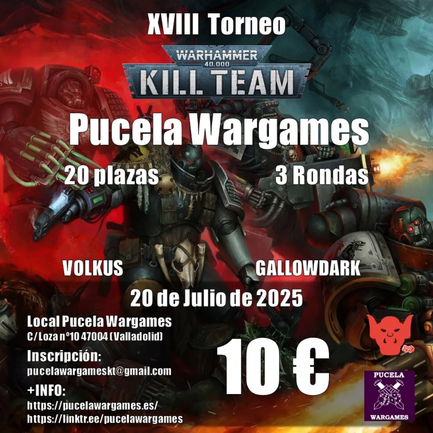 XVIII Torneo Kill Team en Pucela Wargames