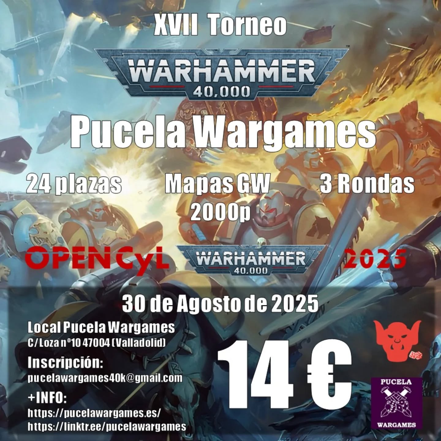Open CyL 2025 en Pucela Wargames