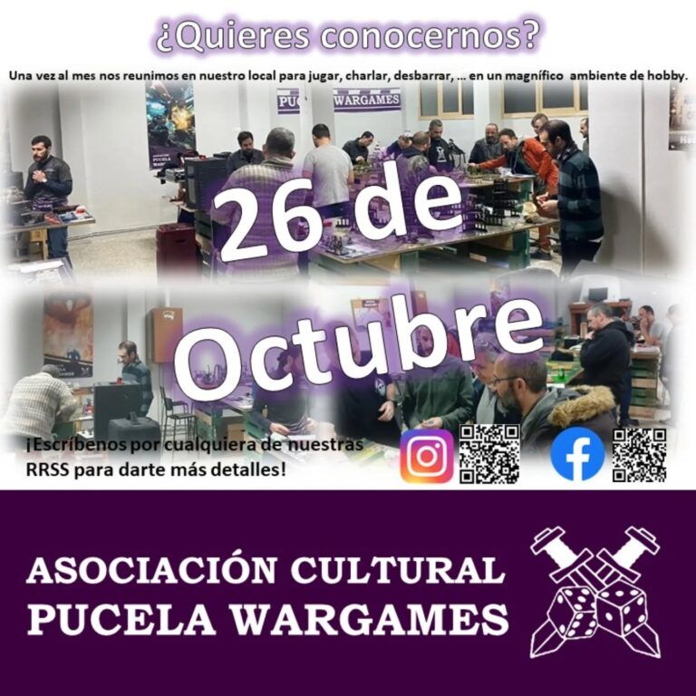 Jornada PW de Octubre 2025 en Pucela Wargames