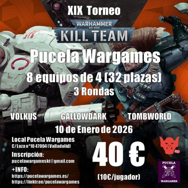 XIX Torneo de Kill Team en Pucela Wargames