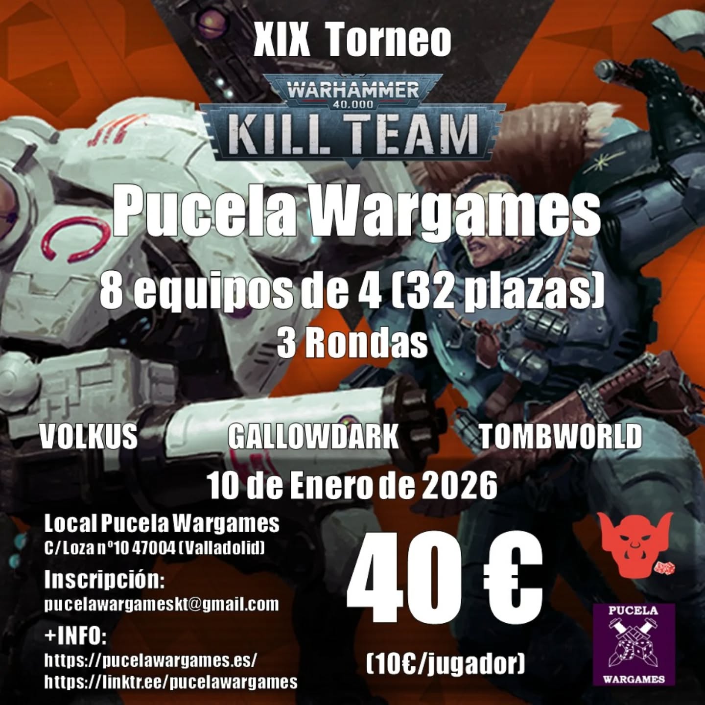 XIX Torneo de Kill Team en Pucela Wargames
