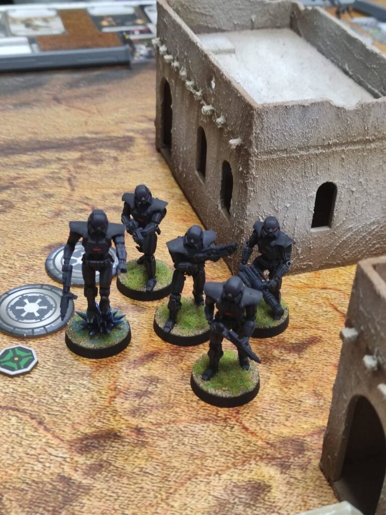 Partida de Star Wars Legion en Pucela Wargames