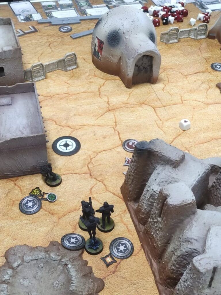 Partida de Star Wars Legion en Pucela Wargames
