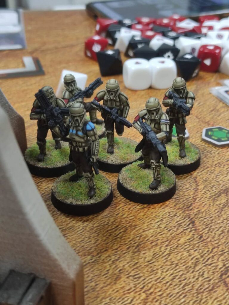 Partida de Star Wars Legion en Pucela Wargames