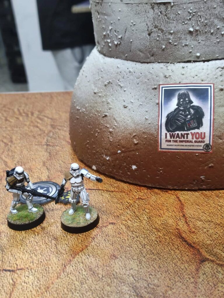 Partida de Star Wars Legion en Pucela Wargames