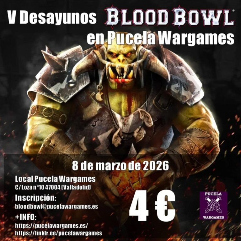 V Desayunos Bloodbowl en Pucela Wargames