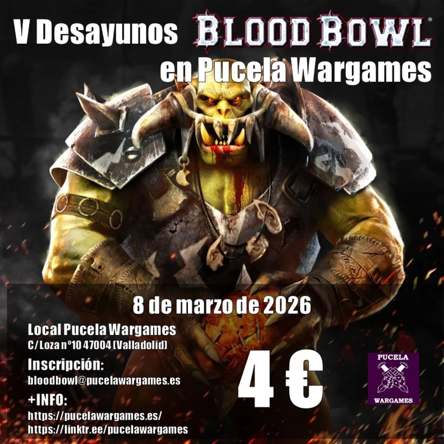 V Desayunos Bloodbowl en Pucela Wargames