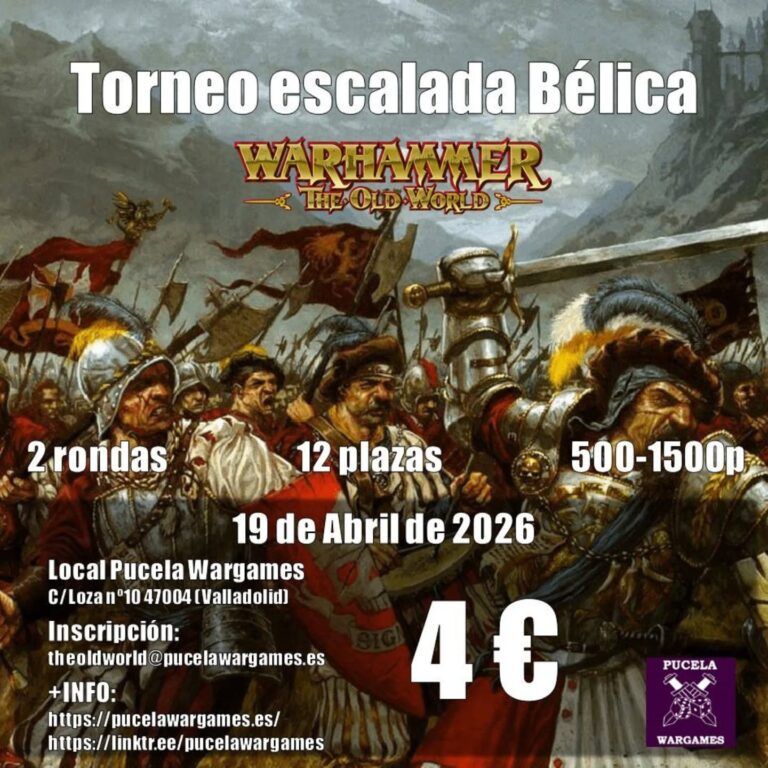 Torneo de The Old World en Pucela Wargames