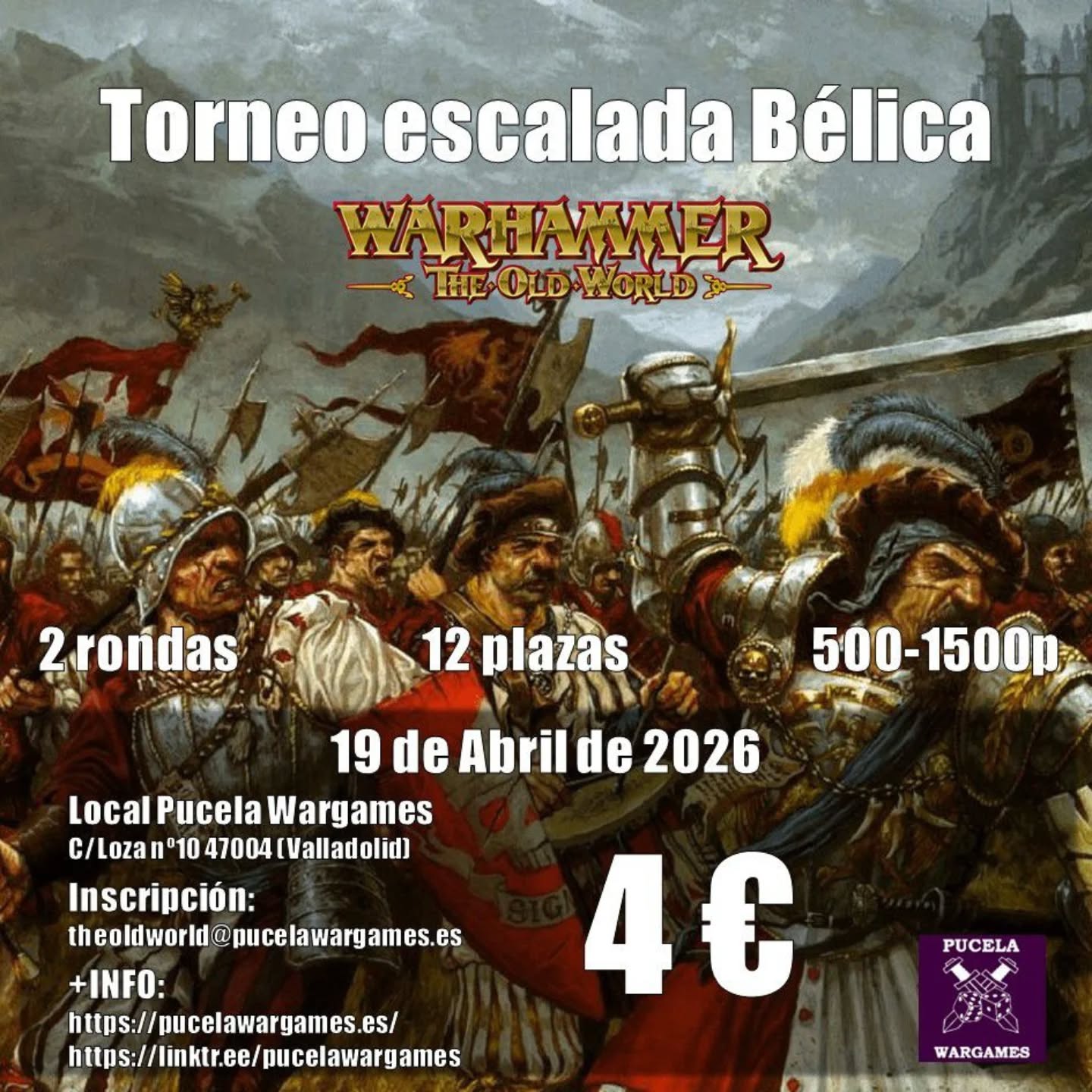 Torneo de The Old World en Pucela Wargames
