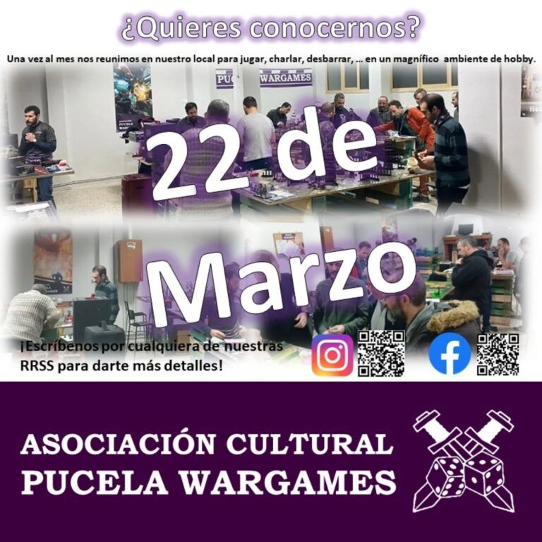 Jornada PW de marzo 2026 en Pucela Wargames