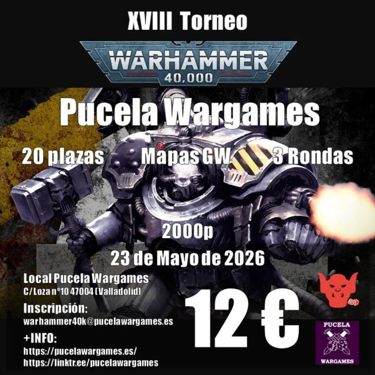 XVIII Torneo de Warhammer 40k en Pucela Wargames