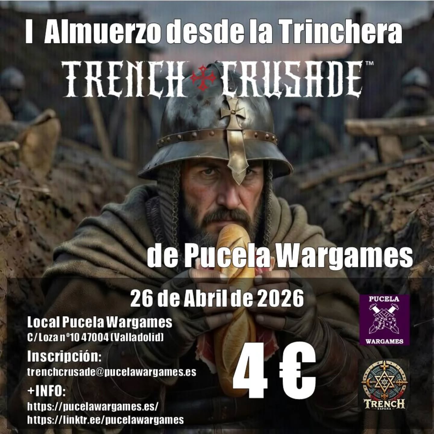I Almuerzo desde la Trinchera de Trench Crusade en Pucela Wargames