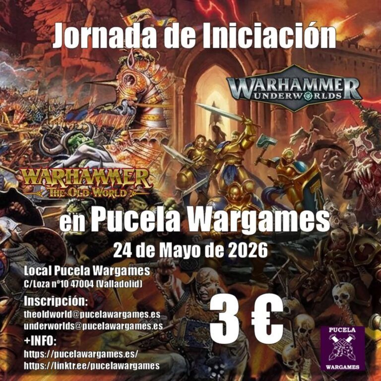 Jornada de iniciación de TOW y Underworlds en Pucela Wargames