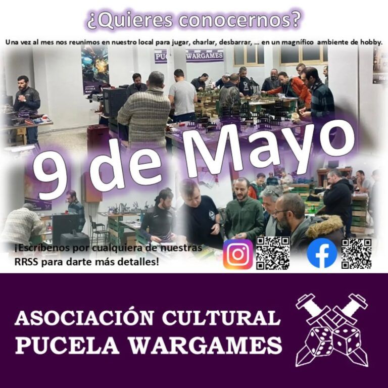 Jornada PW de mayo 2026 en Pucela Wargames