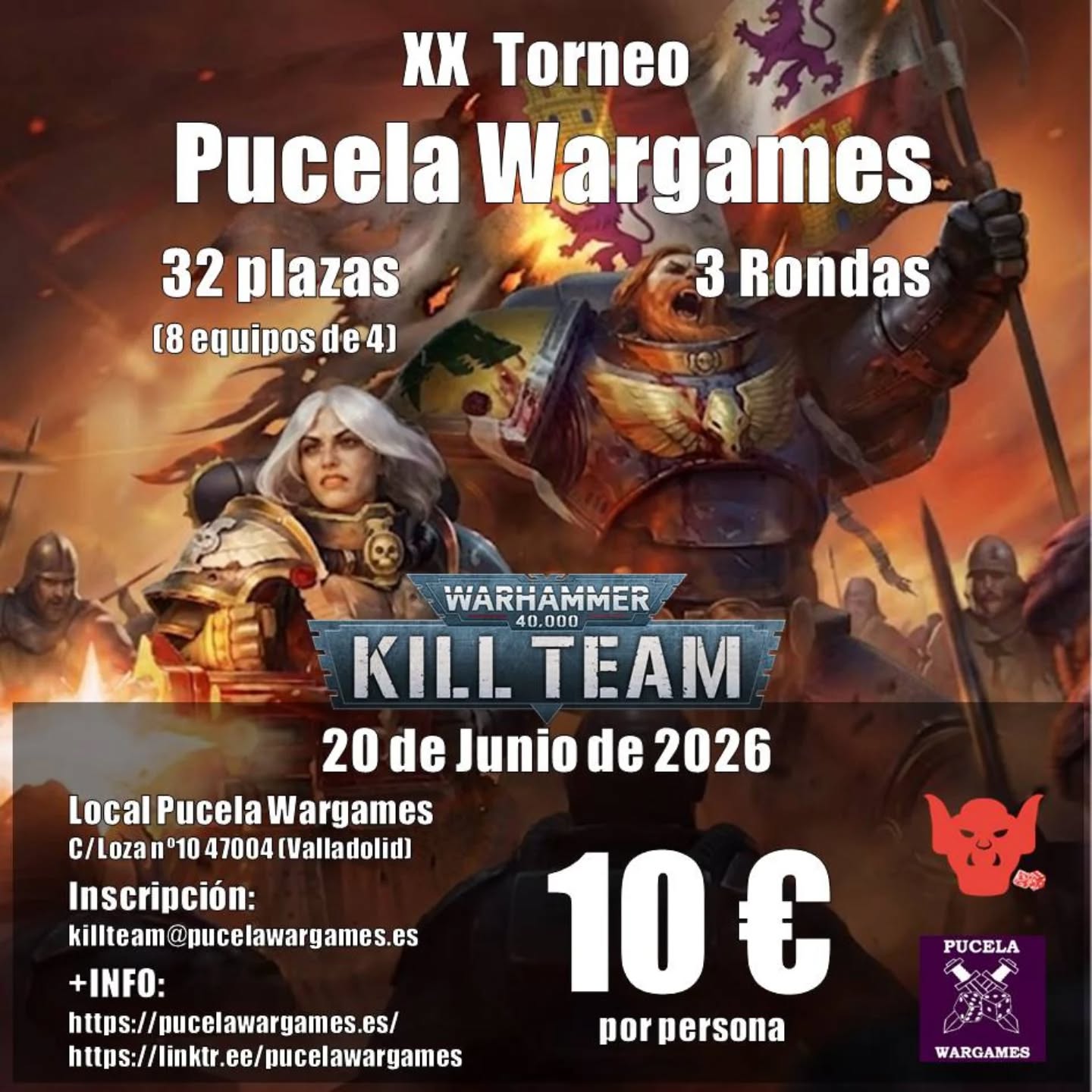 XX Torneo de Kill Team en Pucela Wargames