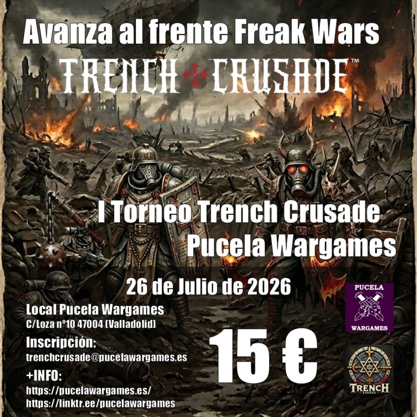 Torneo de Trench Crusade de Julio 2026 en Pucela Wargames
