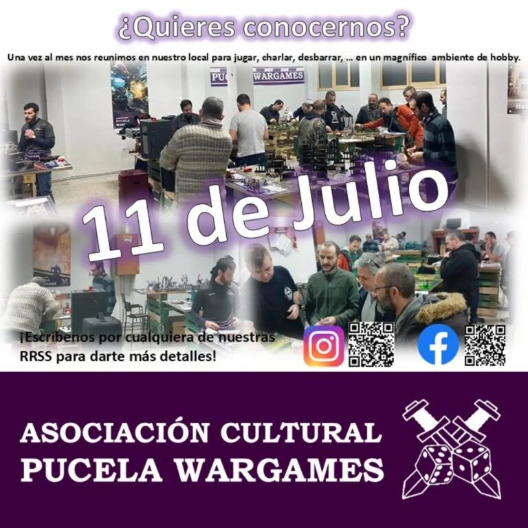 Jornada PW Julio 2026 en Pucela Wargames