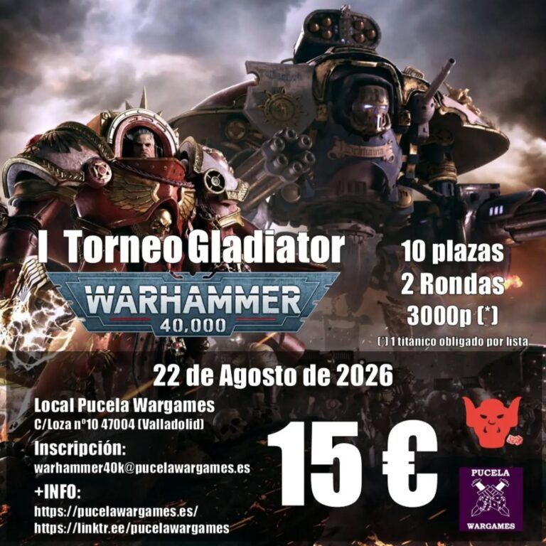 I Gladiator 40K de Pucela Wargames