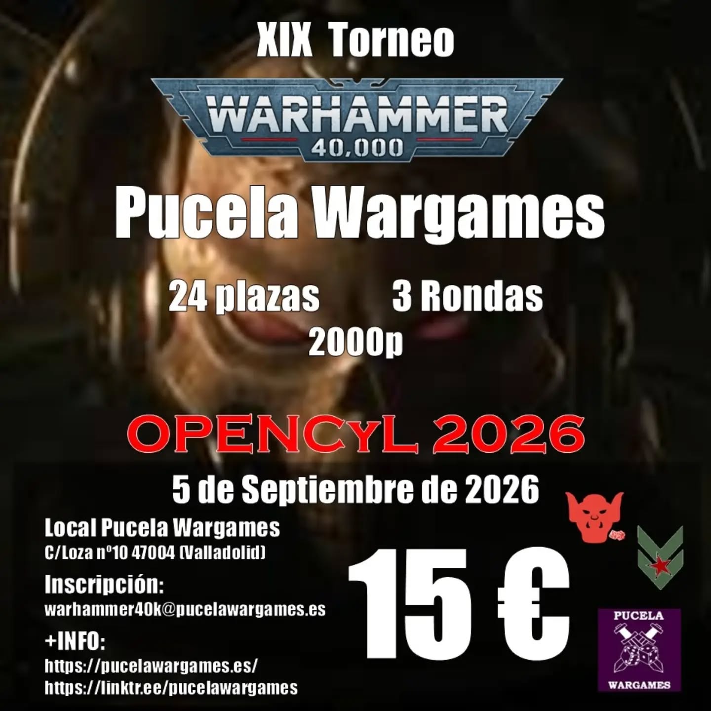 XIX Torneo de 40K Open CyL en Pucela Wargames