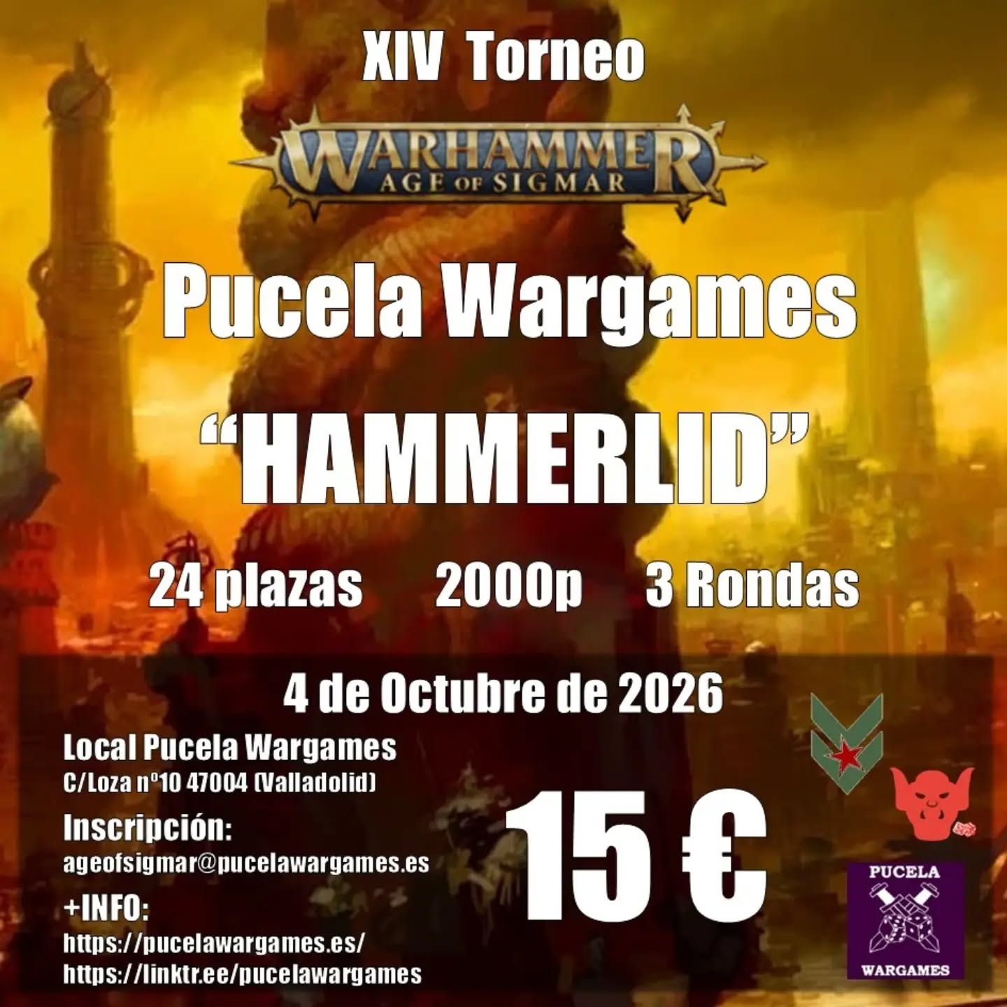 XIV de AoS Hammerlid en Pucela Wargames