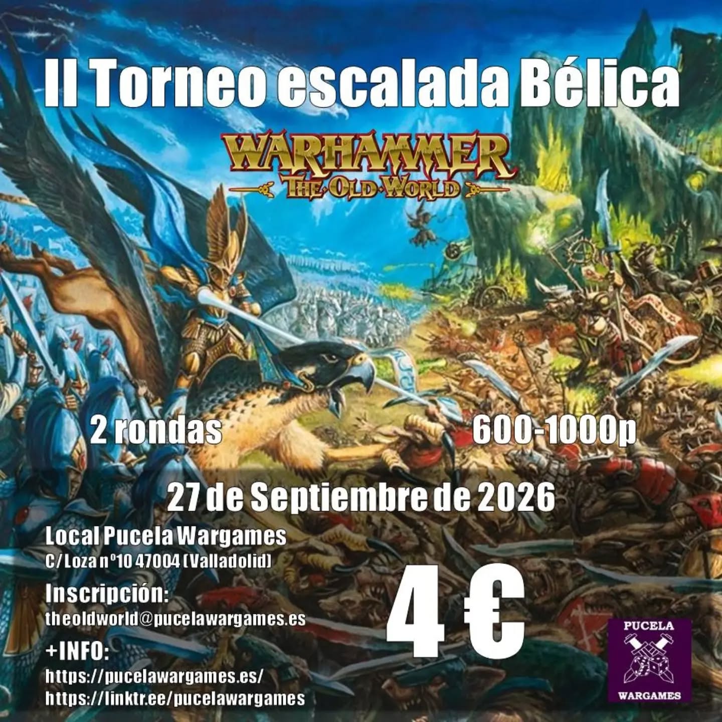 II Torneo de Escalada Bélica TOW en Pucela Wargames